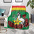 Personalised Burkina Faso Republic Day Blanket Happy 66th Anniversary with White Stallion