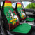 Personalised Burkina Faso Republic Day Car Seat Cover Happy 66th Anniversary with White Stallion - Wonder Print Shop