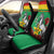 Personalised Burkina Faso Republic Day Car Seat Cover Happy 66th Anniversary with White Stallion - Wonder Print Shop