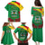 Personalised Burkina Faso Republic Day Family Matching Puletasi and Hawaiian Shirt Happy 66th Anniversary with White Stallion - Wonder Print Shop