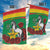 Personalised Burkina Faso Republic Day Garden Flag Happy 66th Anniversary with White Stallion - Wonder Print Shop