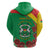 Personalised Burkina Faso Republic Day Hoodie Happy 66th Anniversary with White Stallion - Wonder Print Shop