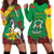 Personalised Burkina Faso Republic Day Hoodie Dress Happy 66th Anniversary with White Stallion - Wonder Print Shop