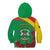 Personalised Burkina Faso Republic Day Kid Hoodie Happy 66th Anniversary with White Stallion - Wonder Print Shop