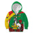 Personalised Burkina Faso Republic Day Kid Hoodie Happy 66th Anniversary with White Stallion - Wonder Print Shop