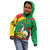 Personalised Burkina Faso Republic Day Kid Hoodie Happy 66th Anniversary with White Stallion - Wonder Print Shop