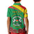 Personalised Burkina Faso Republic Day Kid Polo Shirt Happy 66th Anniversary with White Stallion - Wonder Print Shop