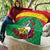 Personalised Burkina Faso Republic Day Quilt Happy 66th Anniversary with White Stallion - Wonder Print Shop