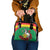 Personalised Burkina Faso Republic Day Shoulder Handbag Happy 66th Anniversary with White Stallion