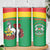 Personalised Burkina Faso Republic Day Skinny Tumbler Happy 66th Anniversary with White Stallion - Wonder Print Shop