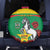 Personalised Burkina Faso Republic Day Spare Tire Cover Happy 66th Anniversary with White Stallion - Wonder Print Shop