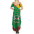 Personalised Burkina Faso Republic Day Summer Maxi Dress Happy 66th Anniversary with White Stallion - Wonder Print Shop