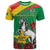 Personalised Burkina Faso Republic Day T Shirt Happy 66th Anniversary with White Stallion - Wonder Print Shop