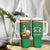 Personalised Burkina Faso Republic Day Tumbler With Handle Happy 66th Anniversary with White Stallion - Wonder Print Shop