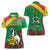 Personalised Burkina Faso Republic Day Women Polo Shirt Happy 66th Anniversary with White Stallion - Wonder Print Shop