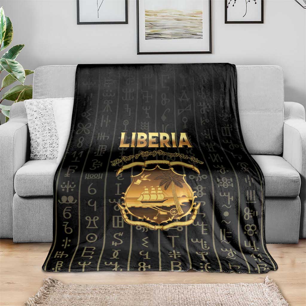 Liberia Vai Syllabary Vertical Pattern Blanket - Wonder Print Shop