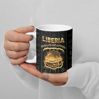 Personalized Liberia Vai Syllabary Vertical Pattern Ceramic Mug - Wonder Print Shop