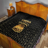 Liberia Vai Syllabary Vertical Pattern Quilt - Wonder Print Shop