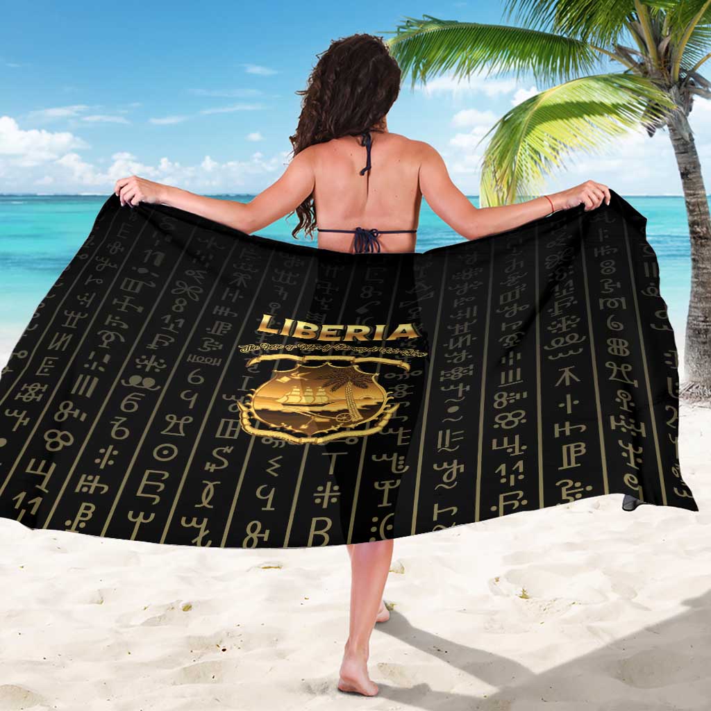Liberia Vai Syllabary Vertical Pattern Sarong - Wonder Print Shop