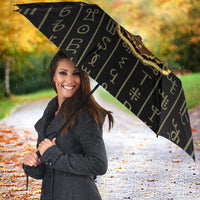 Liberia Vai Syllabary Vertical Pattern Umbrella - Wonder Print Shop