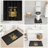 Sierra Leone Vai Syllabary Vertical Pattern Bathroom Set - Wonder Print Shop