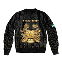 Personalized Sierra Leone Vai Syllabary Vertical Pattern Bomber Jacket - Wonder Print Shop