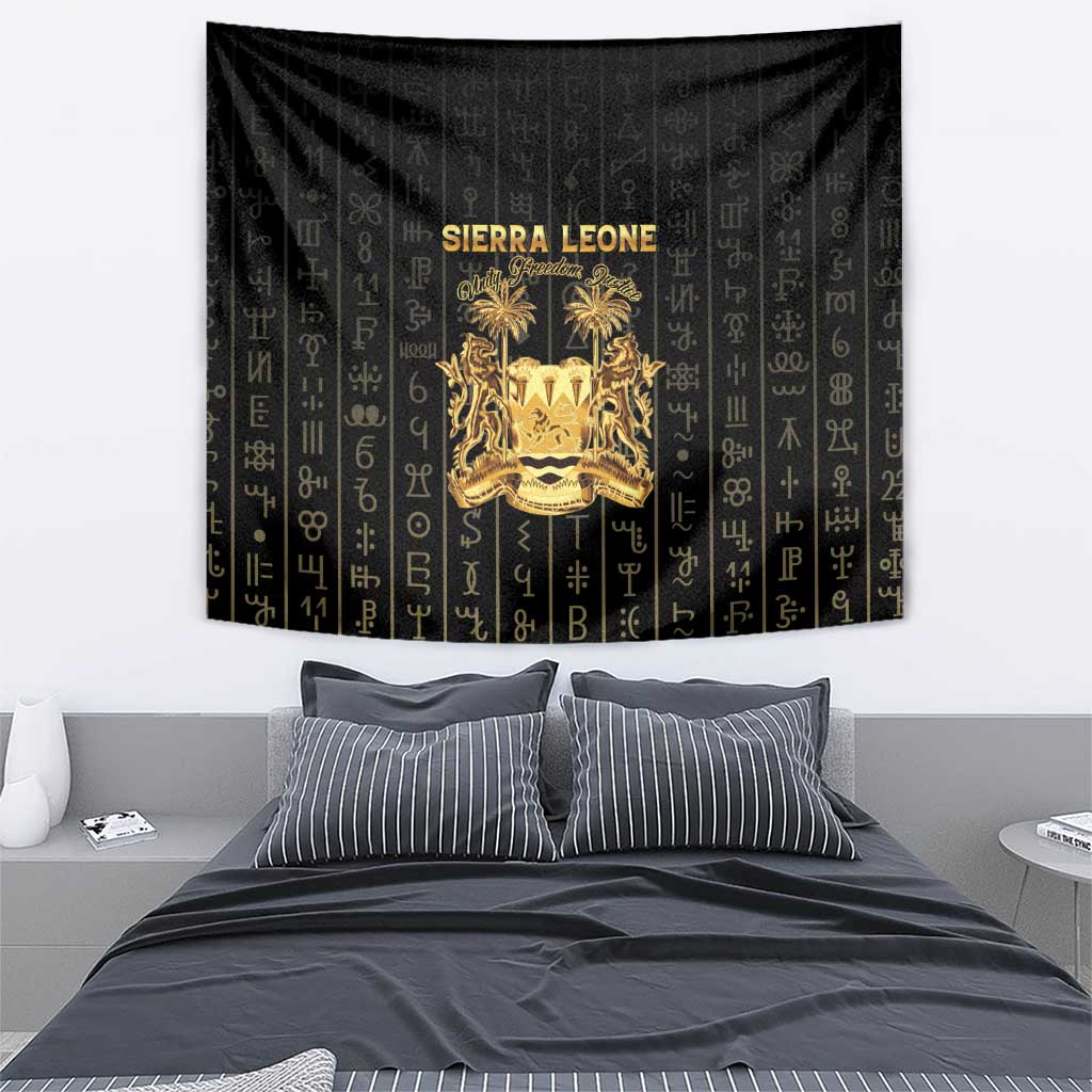 Sierra Leone Vai Syllabary Vertical Pattern Tapestry - Wonder Print Shop