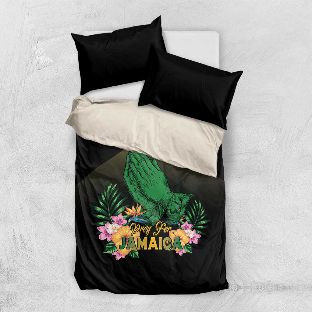 Pray For Jamaica Bedding Set Jamaica Strong - Wonder Print Shop