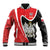 Poland White Crowned Eagle Baseball Jacket Rzeczpospolita Polska