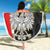 Poland White Crowned Eagle Beach Blanket Rzeczpospolita Polska