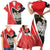 Poland White Crowned Eagle Family Matching Short Sleeve Bodycon Dress and Hawaiian Shirt Rzeczpospolita Polska