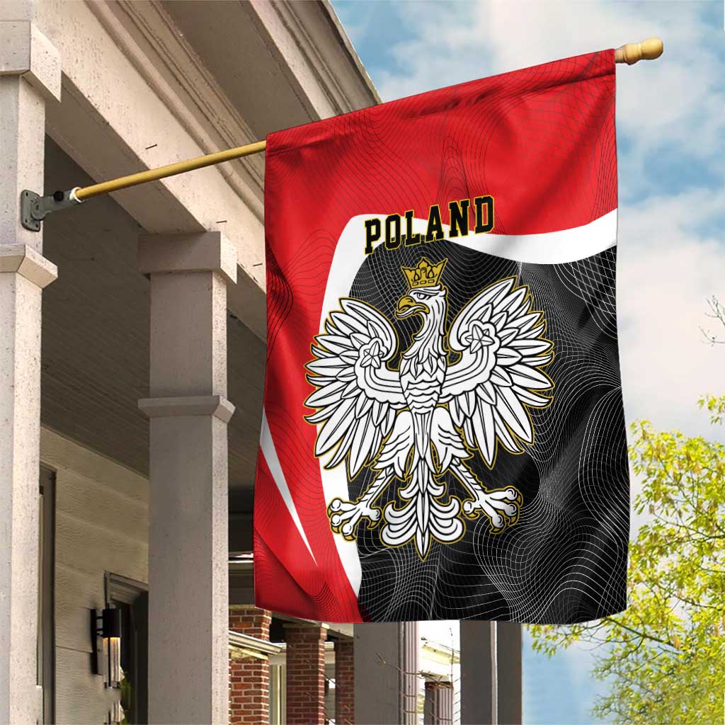 Poland White Crowned Eagle Garden Flag Rzeczpospolita Polska