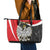 Poland White Crowned Eagle Leather Tote Bag Rzeczpospolita Polska