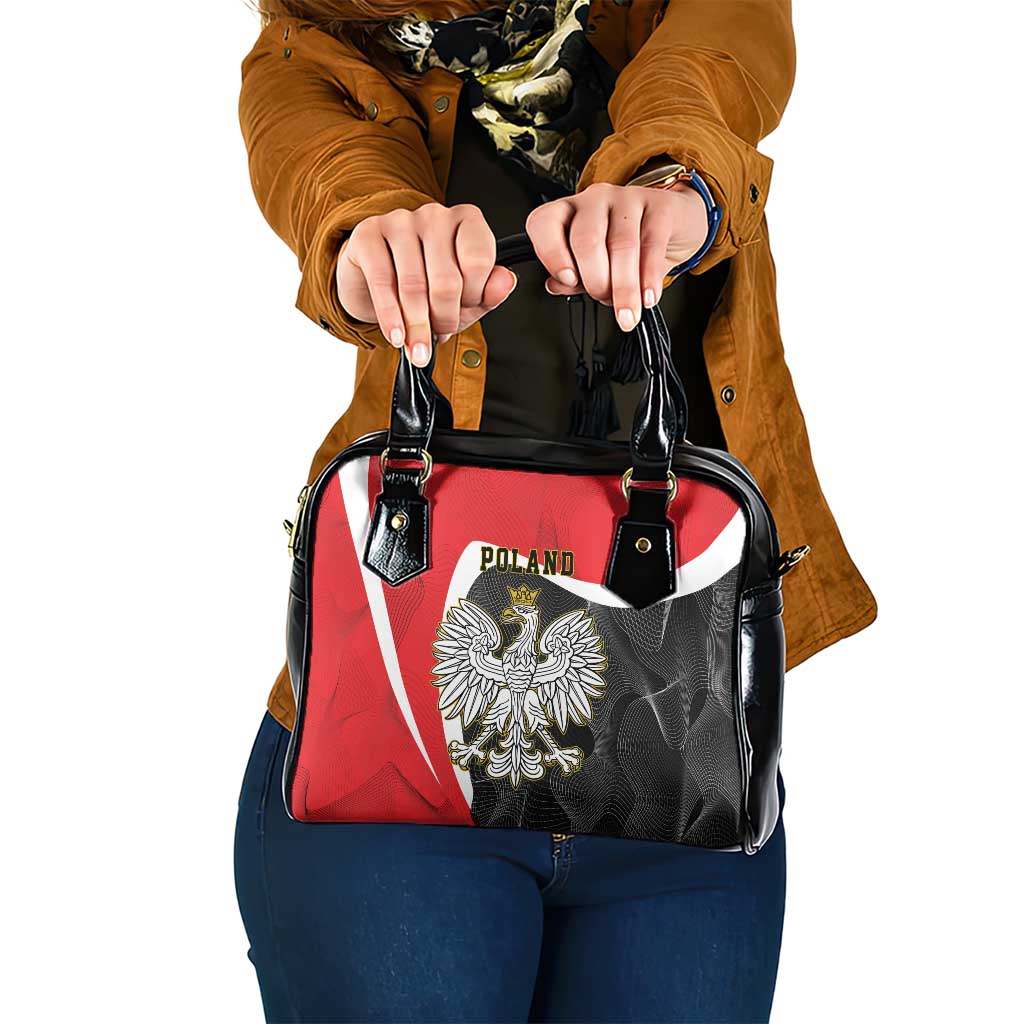 Poland White Crowned Eagle Shoulder Handbag Rzeczpospolita Polska LT17 - Wonder Print Shop