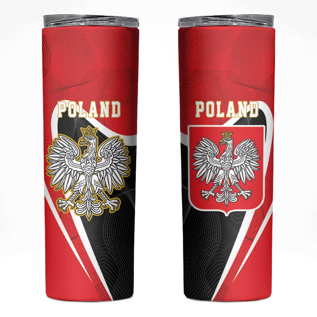 Poland White Crowned Eagle Skinny Tumbler Rzeczpospolita Polska LT17 - Wonder Print Shop