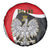 Poland White Crowned Eagle Spare Tire Cover Rzeczpospolita Polska LT17 - Wonder Print Shop