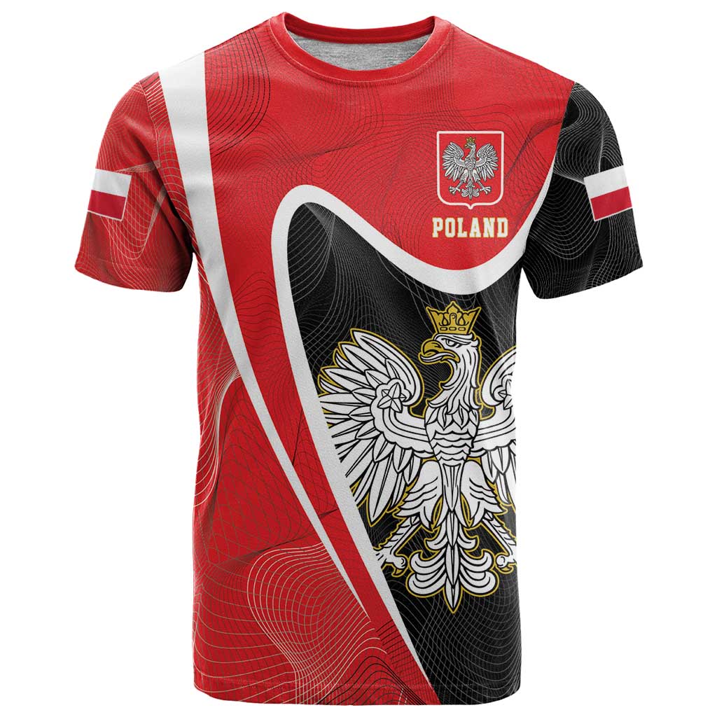 Poland White Crowned Eagle T Shirt Rzeczpospolita Polska LT17 - Wonder Print Shop