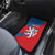 Personalized Czech Republic Coat of Arms Car Mats Statni Znak Ceske Republiky - Silver Double-tailed Lion