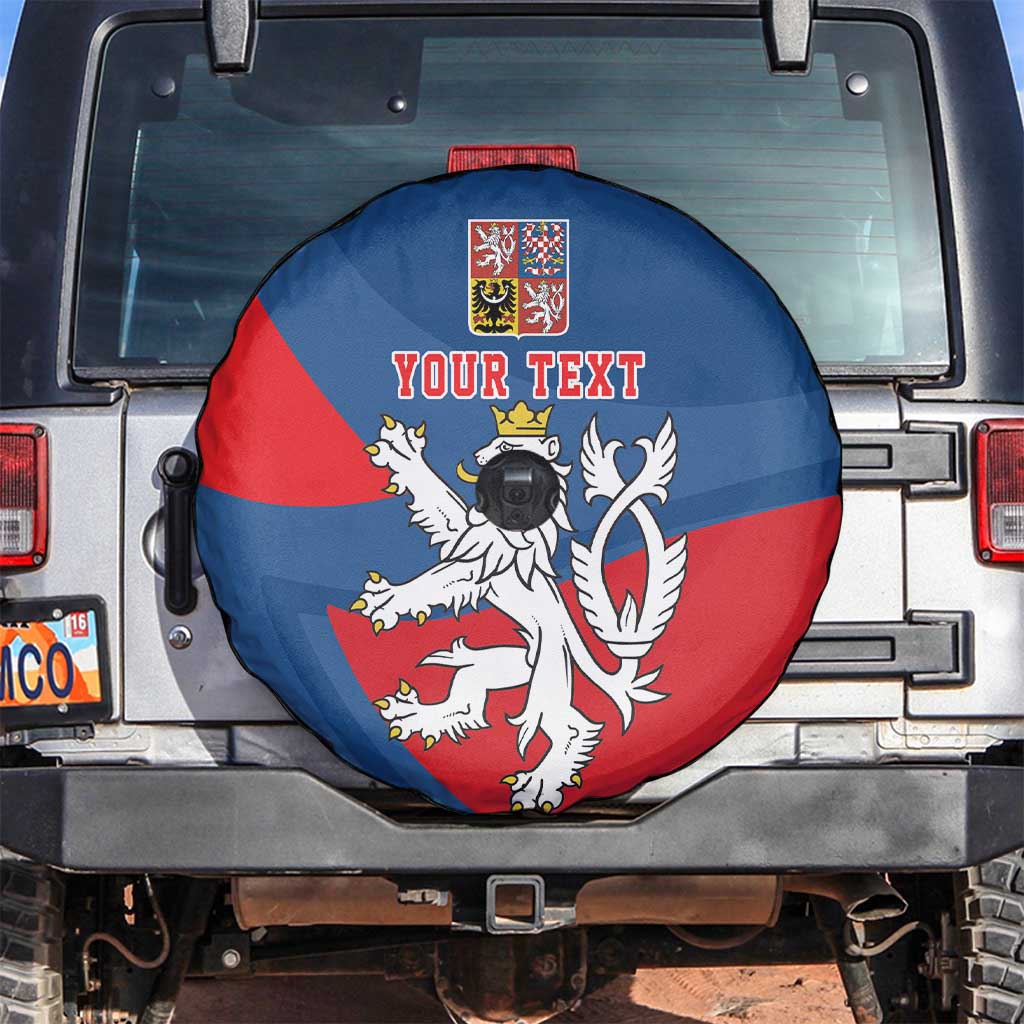 Personalized Czech Republic Coat of Arms Spare Tire Cover Statni Znak Ceske Republiky - Silver Double-tailed Lion LT17 - Wonder Print Shop