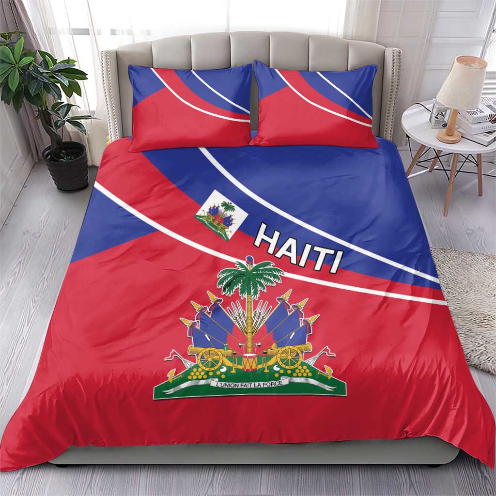 Haitian Flag Day 18 May Bedding Set Jounen Drapo Ayisyen