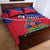 Haitian Flag Day 18 May Quilt Bed Set Jounen Drapo Ayisyen