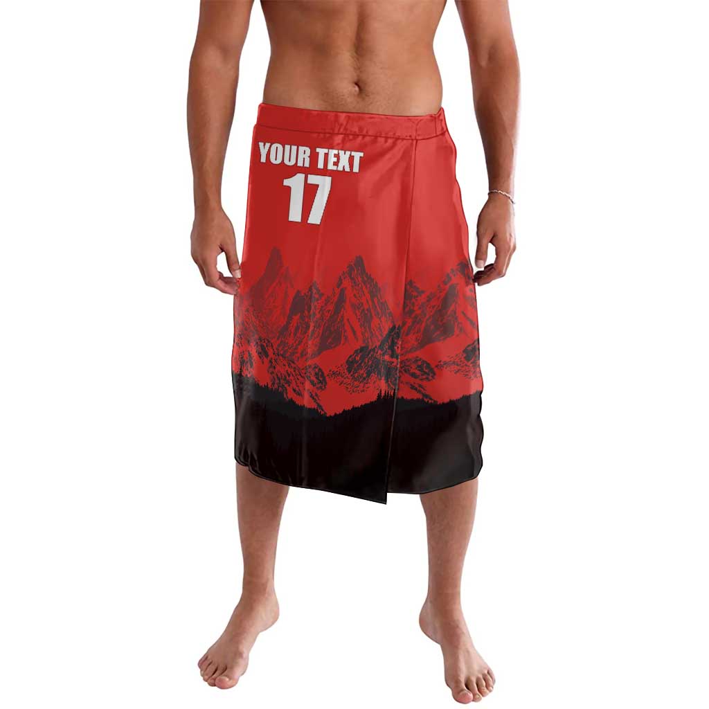 Custom Switzerland Football Lavalava Swiss Alps