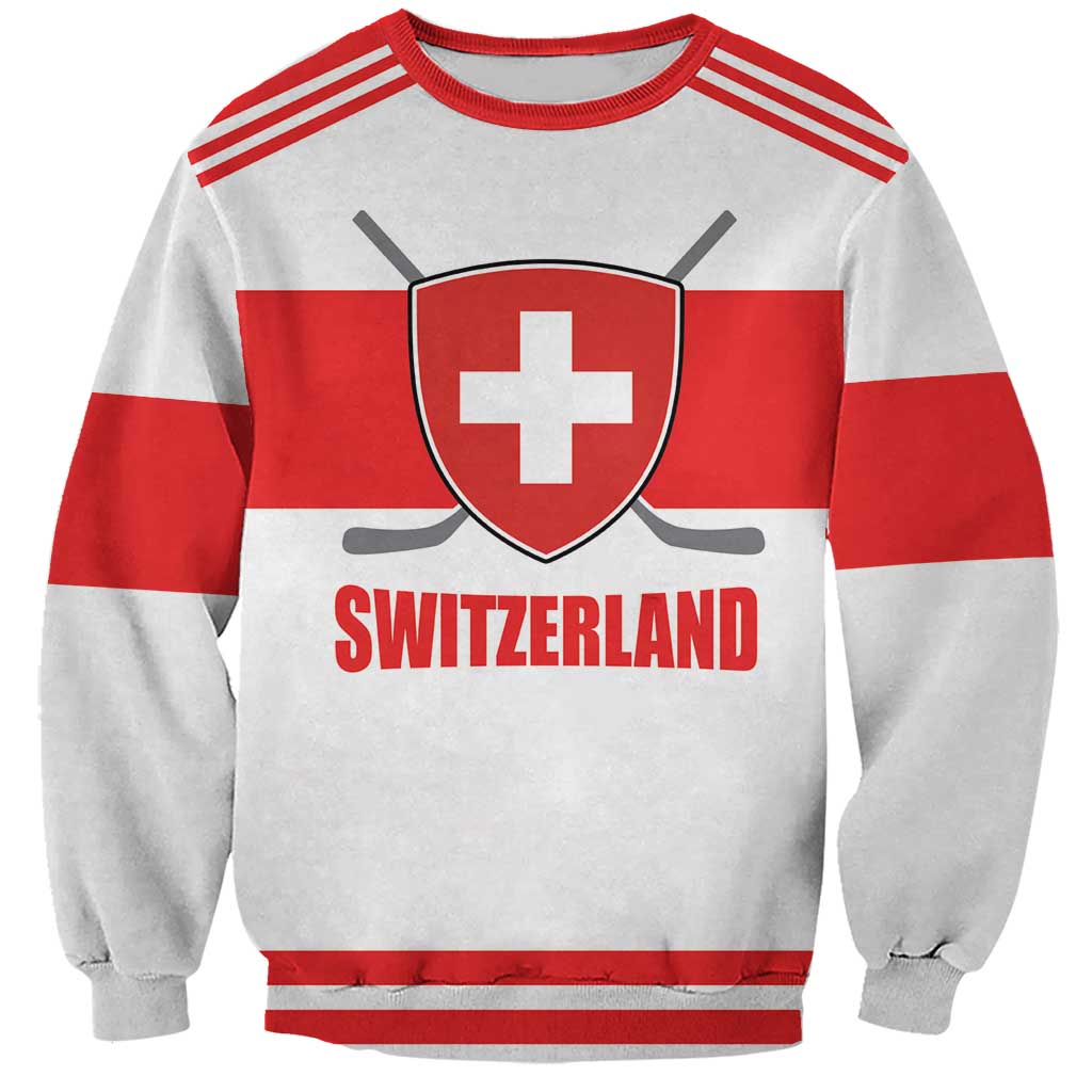 Custom Switzerland Ice Hockey Sweatshirt Come on La Nati