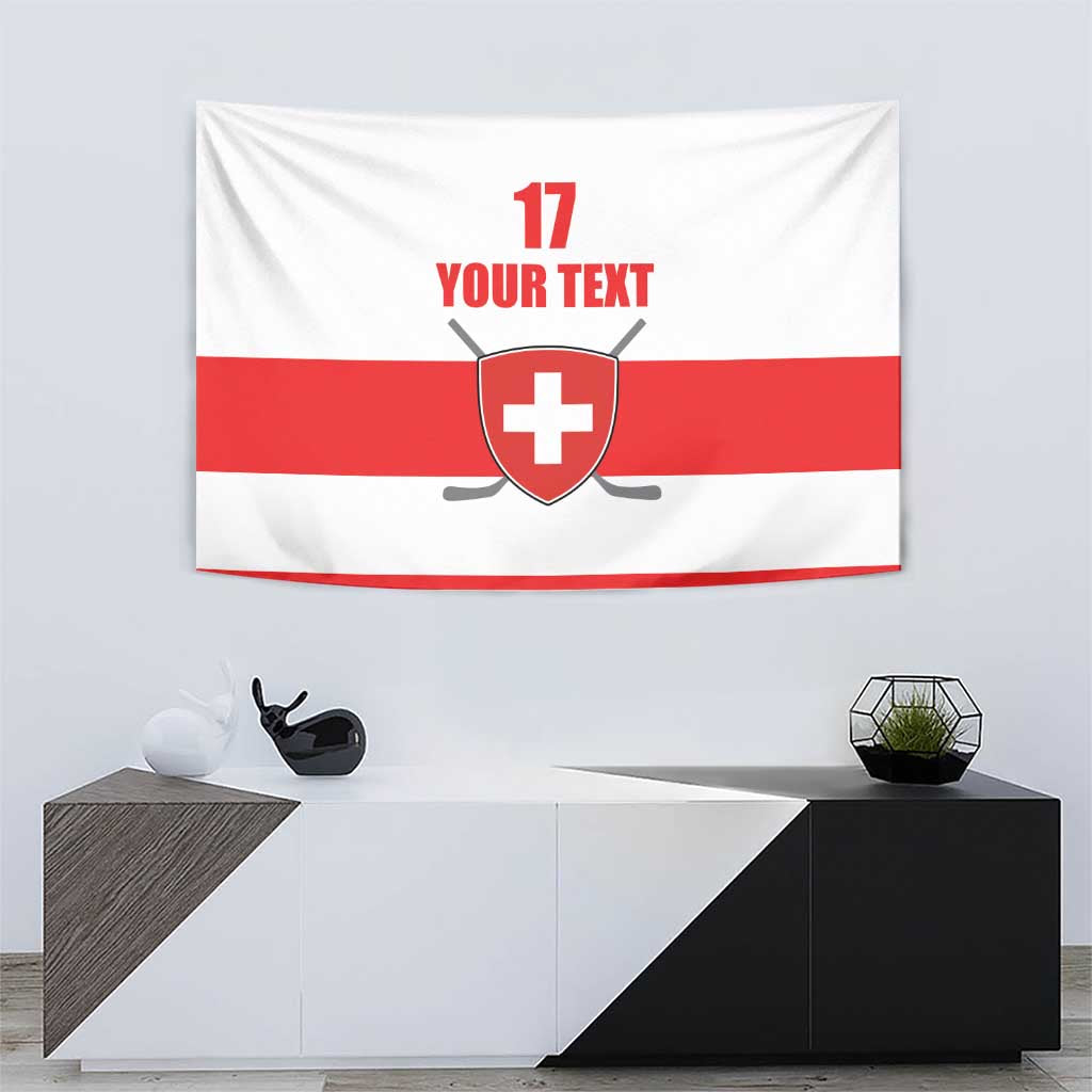 Custom Switzerland Ice Hockey Tapestry Come on La Nati