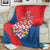 Personalized Coat of Arms of Moravia Blanket Gold-crowned White Red Checkered Eagle