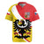 Personalized Coat of Arms of Silesia Rugby Jersey Black Eagle with Silver Crescent LT17 - Wonder Print Shop