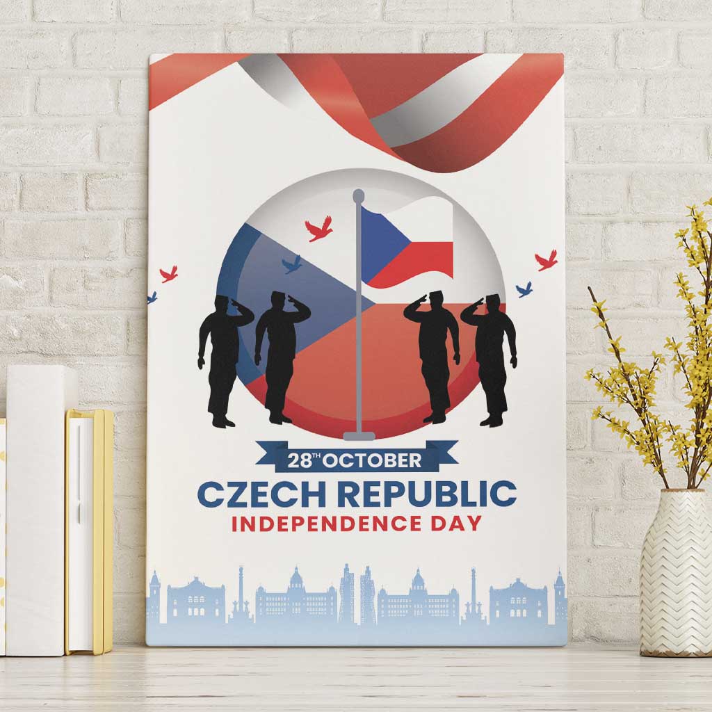 Czech Republic Independence day Canvas Wall Art Den Vzniku Samostatneho Ceskoslovenskeho Statu