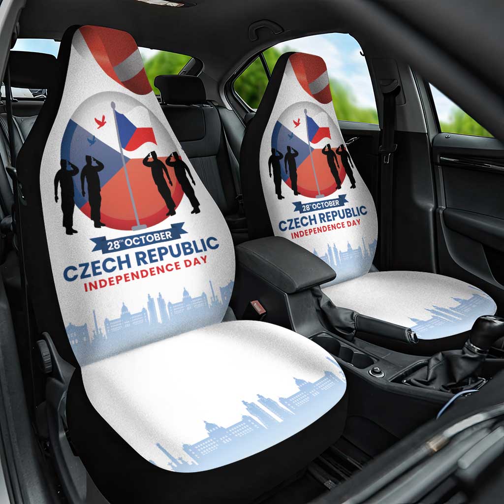 Czech Republic Independence day Car Seat Cover Den Vzniku Samostatneho Ceskoslovenskeho Statu