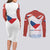 Czech Republic Independence day Couples Matching Long Sleeve Bodycon Dress and Long Sleeve Button Shirt Den Vzniku Samostatneho Ceskoslovenskeho Statu