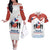 Czech Republic Independence day Couples Matching Off The Shoulder Long Sleeve Dress and Hawaiian Shirt Den Vzniku Samostatneho Ceskoslovenskeho Statu